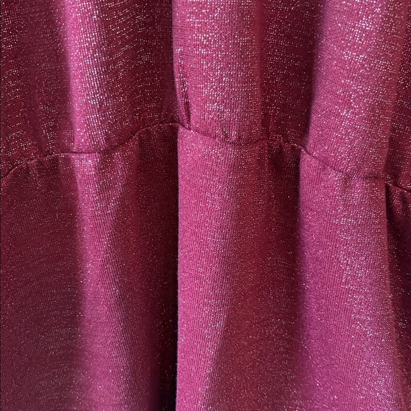 Lane Bryant Sparkling Red Knit Keyhole‎ Top - Picture 6 of 8